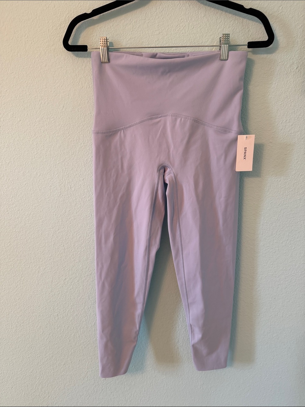 SPANXshape Booty Boost Active Leggings Medium M NWT Lavender Purple High Rise